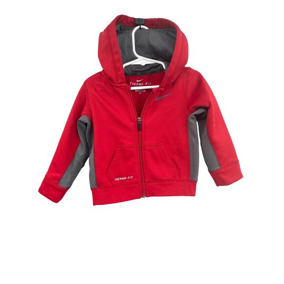 Nike Runner Jogger Thermal Fit Red Jacket Toddler 2T - Picture 1 of 4